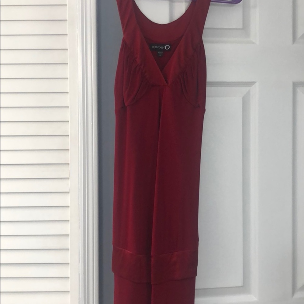 Bebe red dress